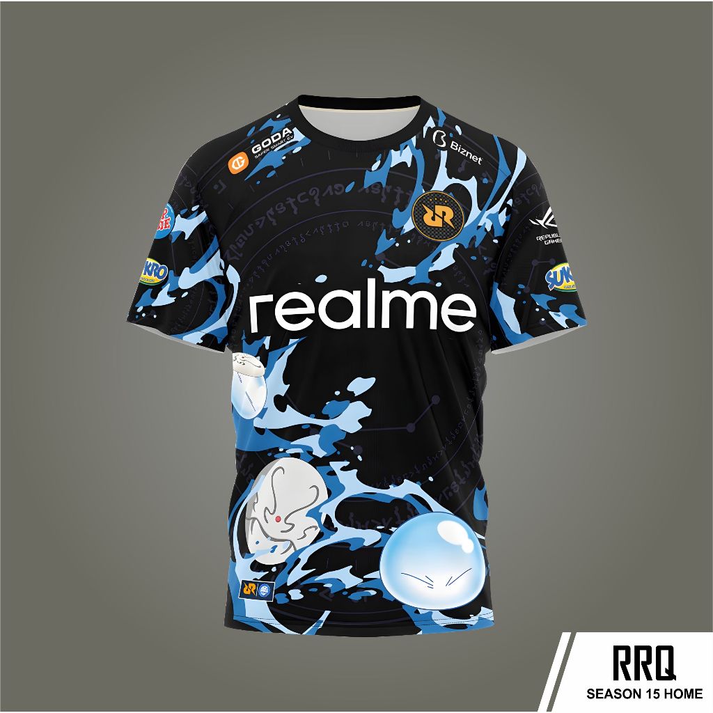 RRQ Jersey x Slime PRO Black 2025 Free Custome Nama