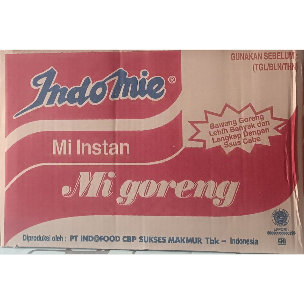 

Indomie goreng 1 dus indomie mi instan