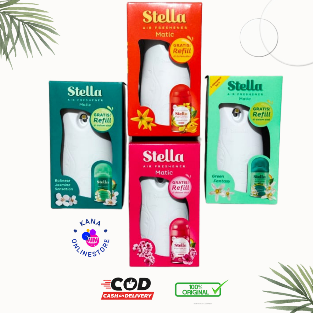 Stella Matic Box Set Pengharum Pewangi Ruangan Otomatis
