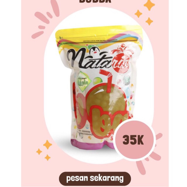 

Popping Boba Apple Nataria - Topping Minuman
