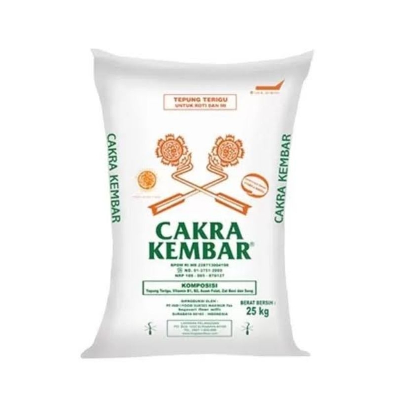

TERIGU CAKRA KEMBAR BOGASARI 25KG / BAL