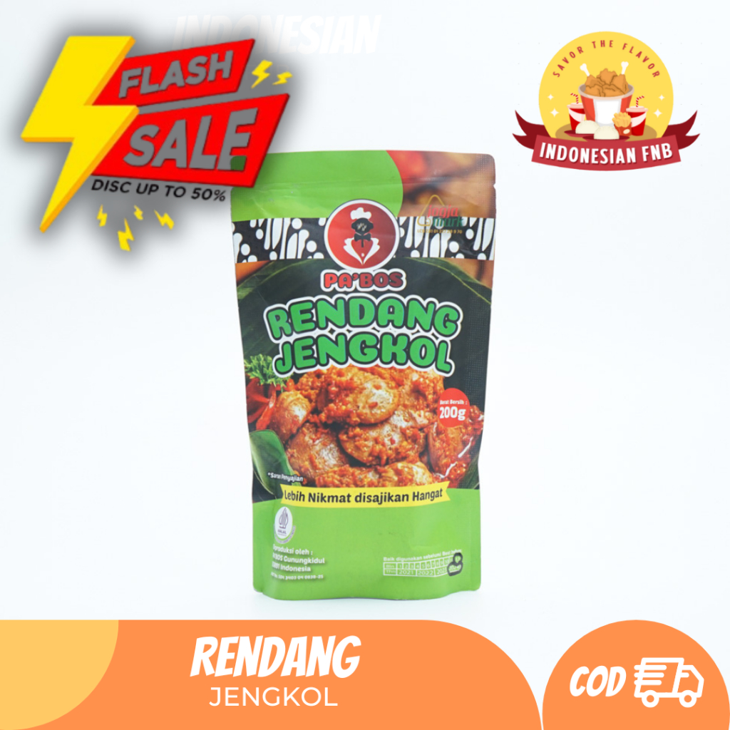 

PA'BOS Rendang Jengkol Cita Rasa Autentik Nusantara 200g