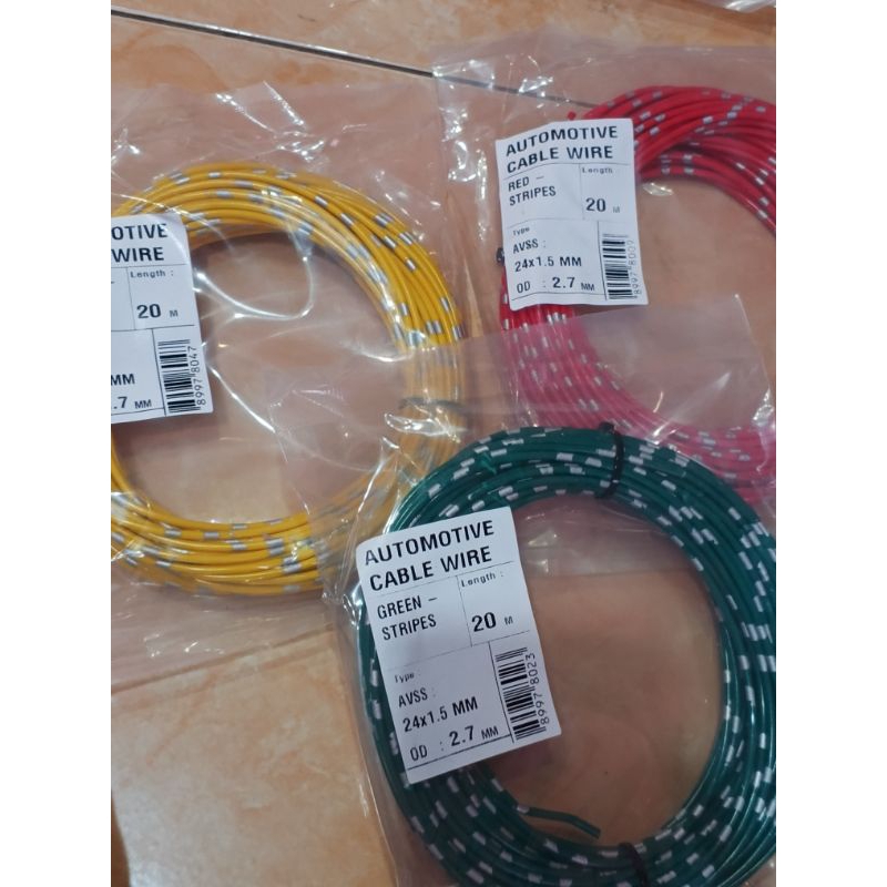 1 meter kabel bintik 1,5 mm kabel tembaga kabel bintik tembaga 1,5 mm kabel rakit motor mobil