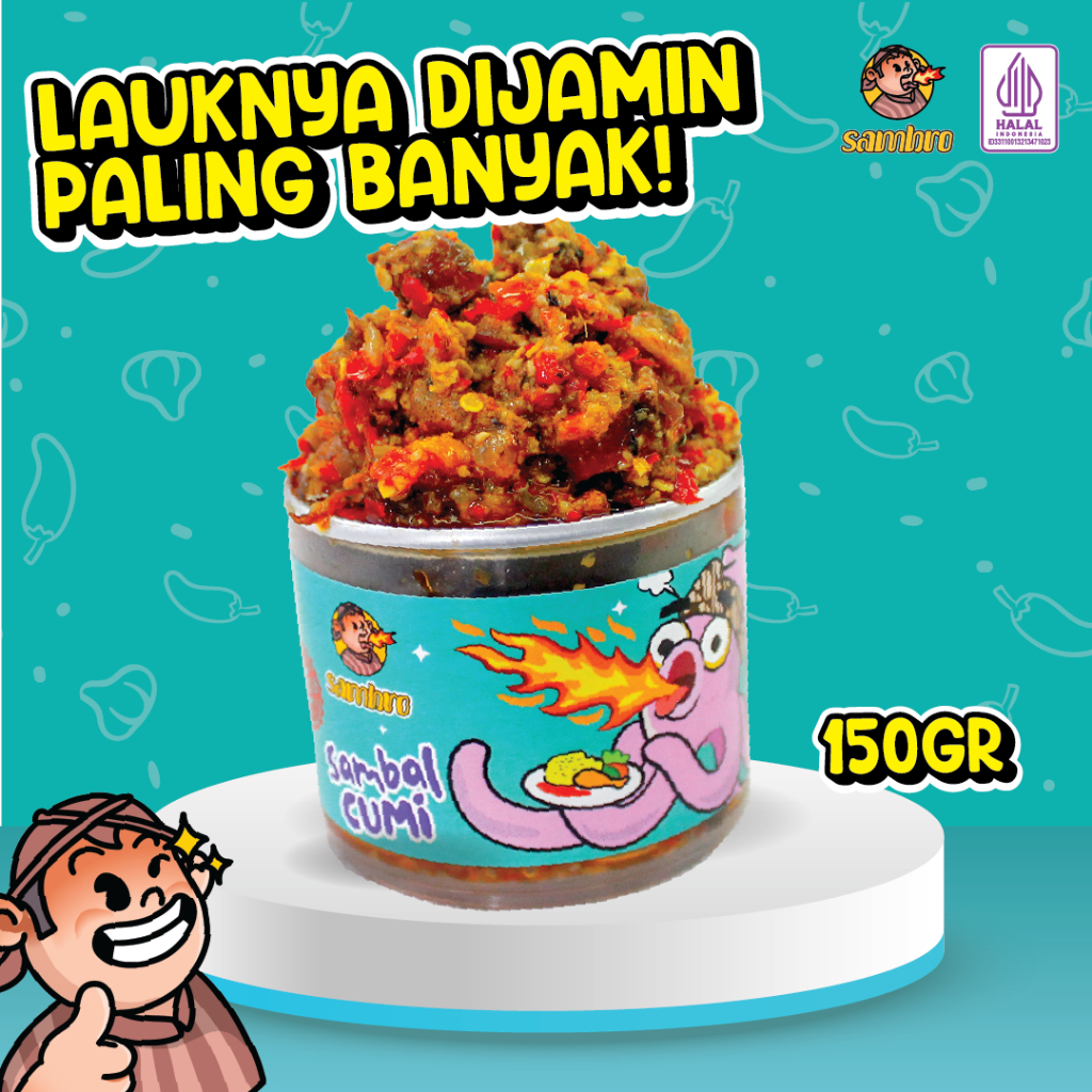 

Sambro - Sambal Cumi 150g