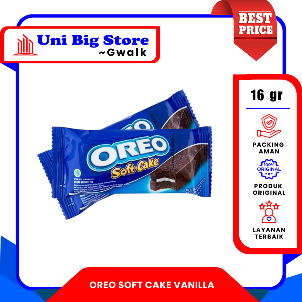 

OREO SOFT CAKE KUE BOLU VANILLA -16 gr