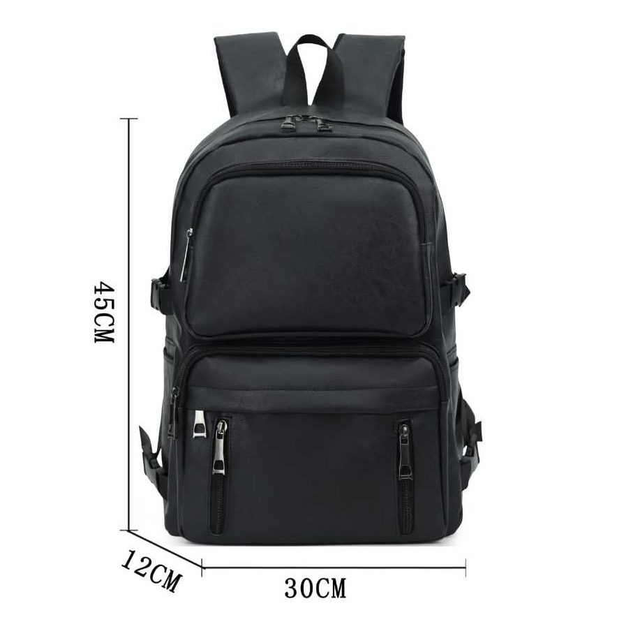 Tas Ransel Laptop kulit Pria Wanita Sekolah Anak Perempuan Laki Laki Sintetis Besar Premium Import