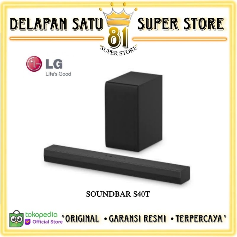 LG S40T SOUNDBAR SPEAKER HOME CINEMA WIRELESS 2.1CH