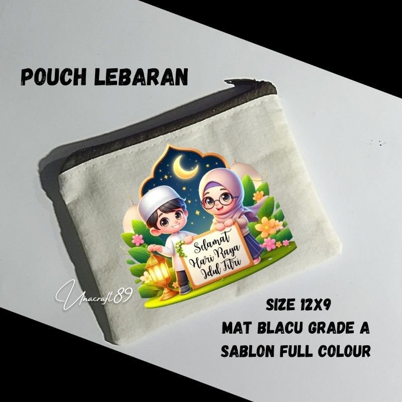 

amplop lebaran/angpau lebaran/pouch blacu sablon harga untuk satu pouch