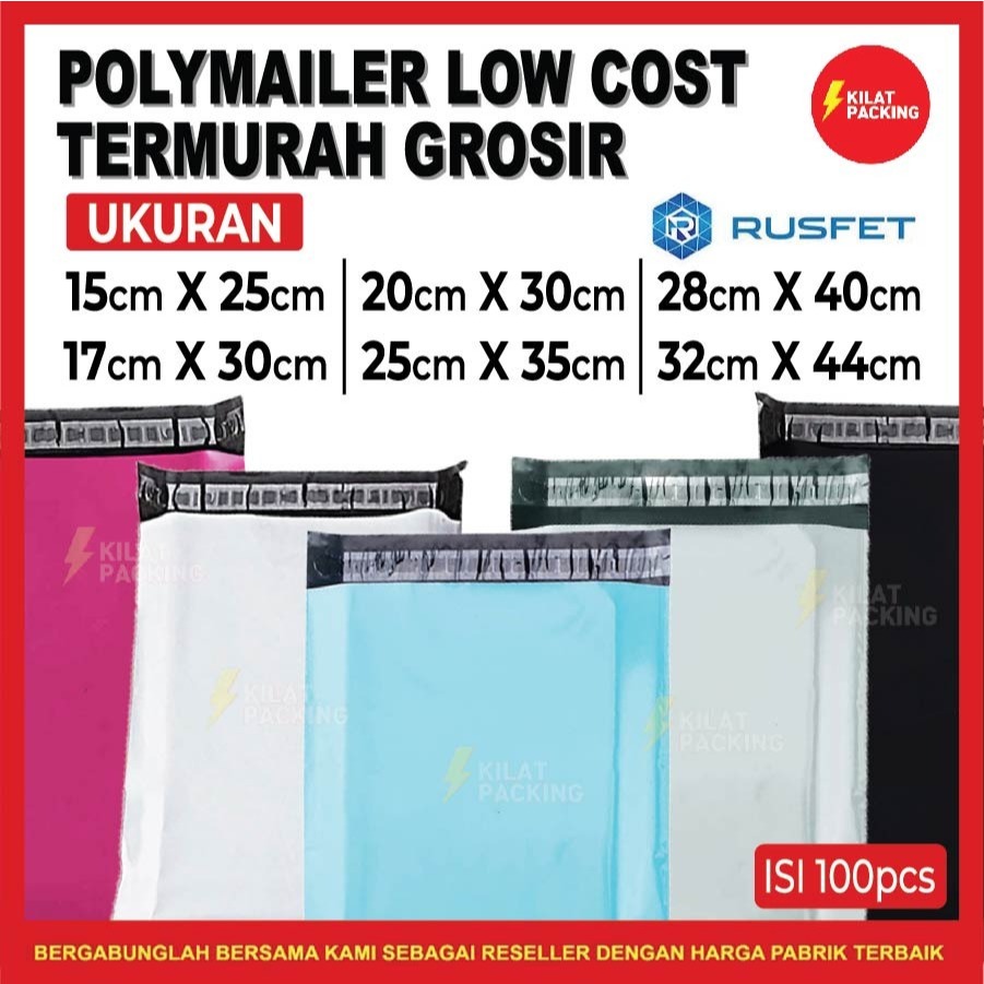 

Amplop Plastik Polymailer Packaging Online Amplop Polymailer Rusfet Termurah Isi Pack ±100 Lembar