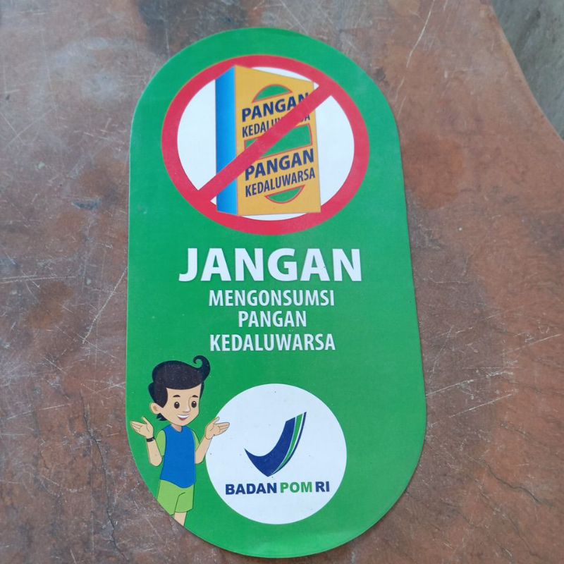 

Stiker Larangan Konsumsi Pangan Kadaluarsa