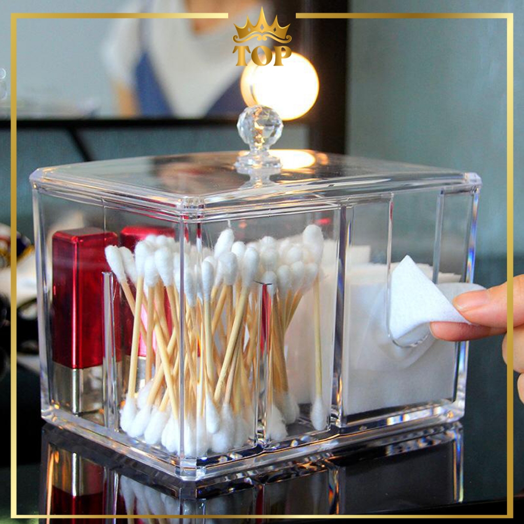 Arcturian Rak Acrylic Kapas Rak Tempat Kapas Rak Kapas Acrylic Rak Meja TOP2024