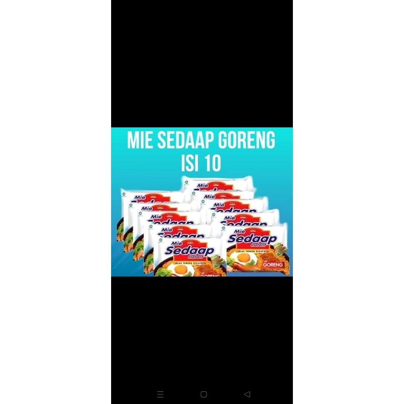 

10pcs mie sedap goreng instan