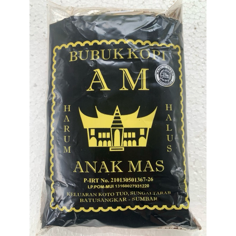 

kopi Bubuk AM (Anak Mas) 180 gram, Sumatra Barat/ tanpa gula