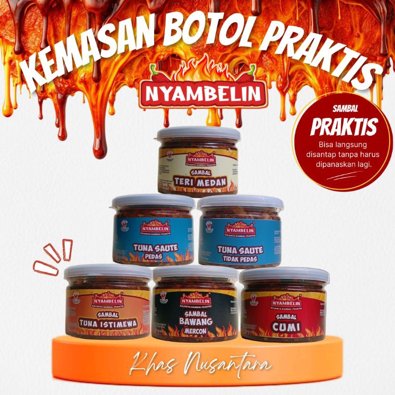 

Aneka Sambal Seafood NYAMBELIN Rajanya Sambel Praktis