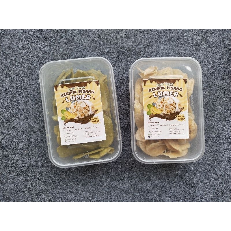 

(2PCS) KERIPIK PISANG LUMER Bundling 2Pcs KERIPIK PISANG LAMPUNG PISANG KEPOK LAMPUNG