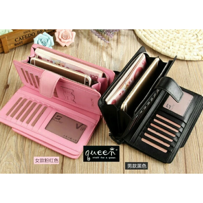 DOMPET PANJANG DOMPET LIPAT PANJANG NONAME | DOMPET HITAM | DOMPET COKLAT | DOMPET PINK MUDA | DOMPE