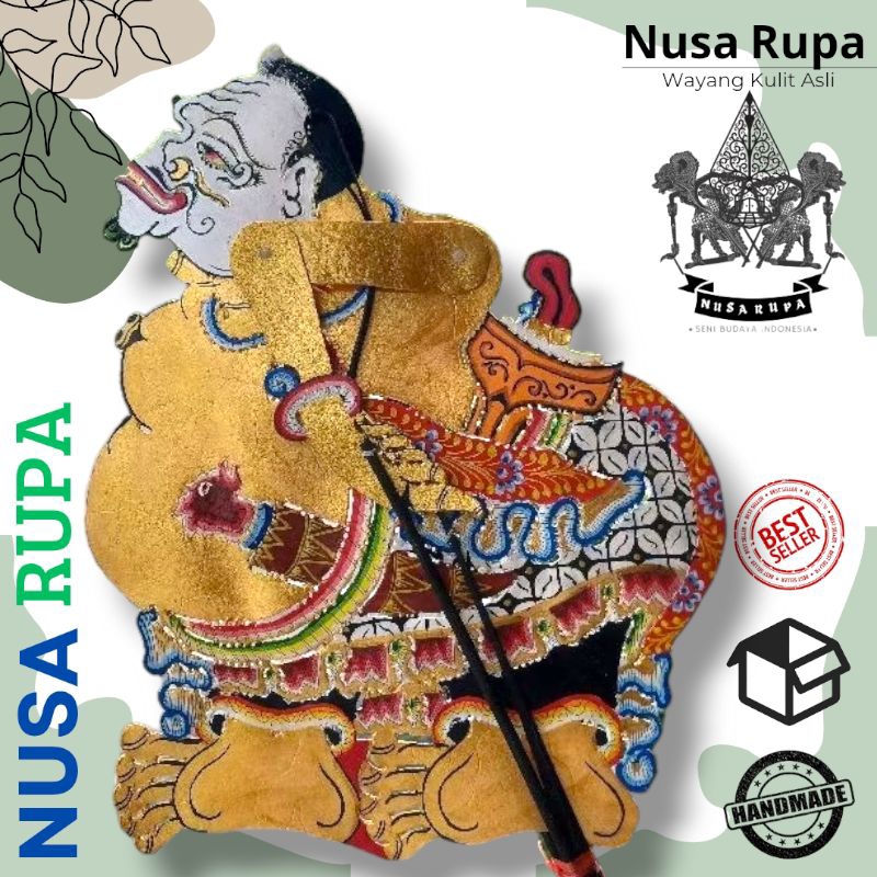 Wayang Kulit Asli Semar Grade 2