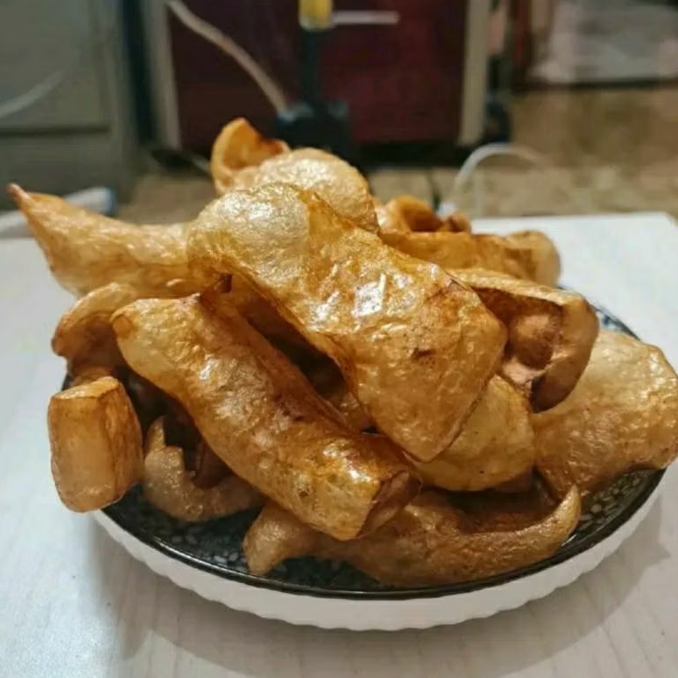 Kerupuk Kulit Kerbau/Kerupuk Rambak Kulit Kerbau 100 Gram