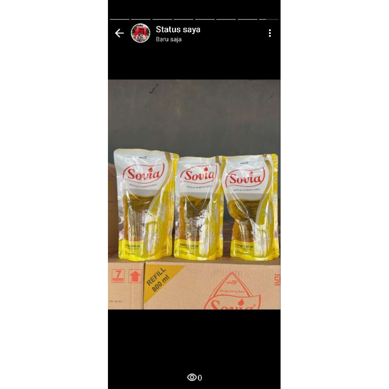 

Minyak Goreng Sovia 800 ml