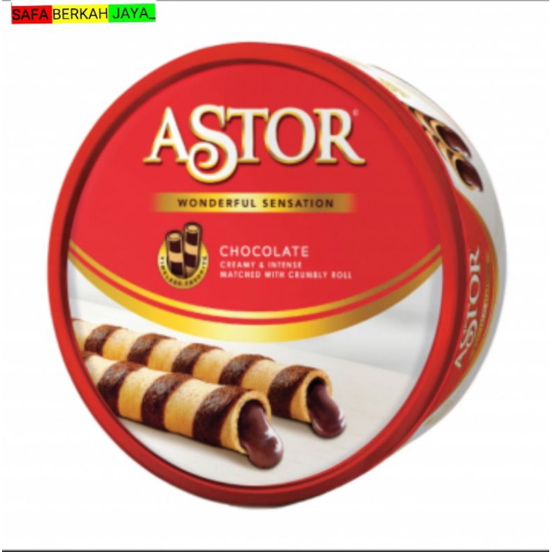 

Astor Double Choco Kaleng 156g / biskuit kaleng