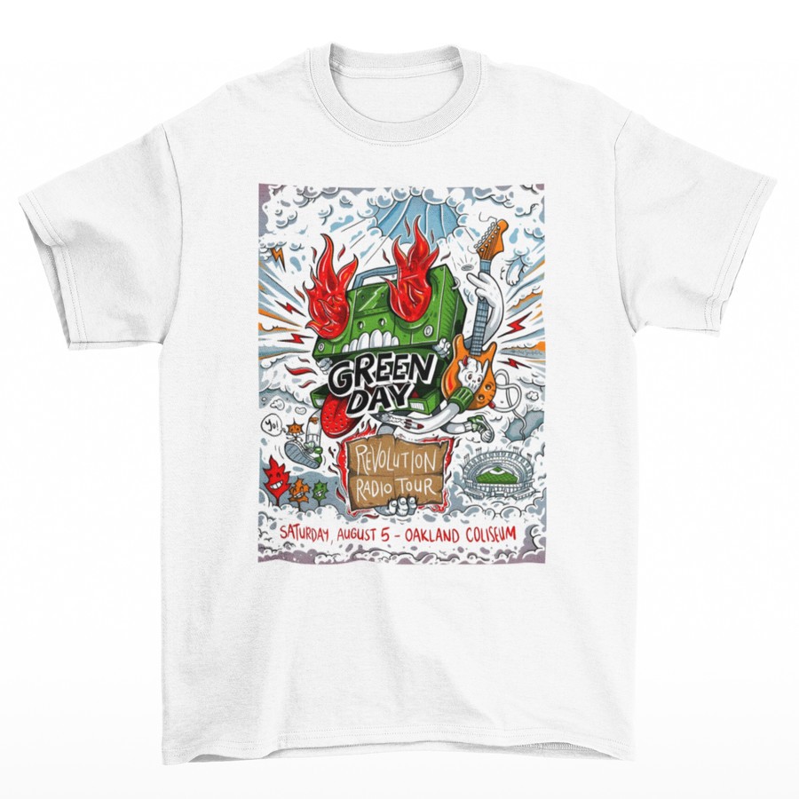 Tomoinc Kaos Band Green Day - Oakland