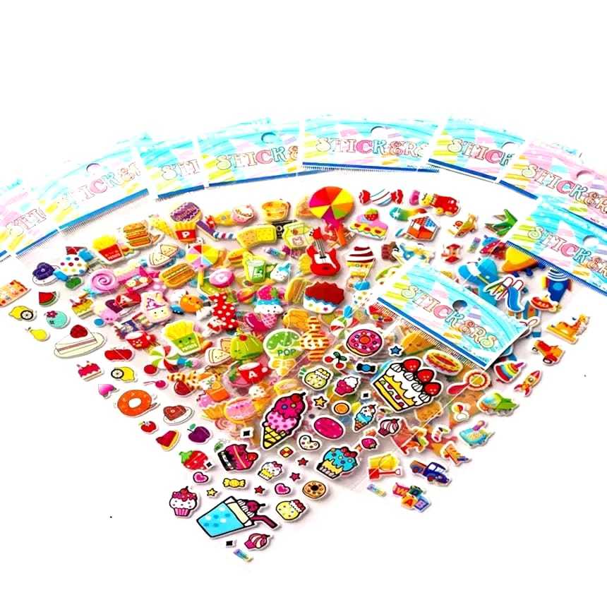 

Stiker Karakter 5pcs / Stiker 3D Timbul / Stiker Mainan Anak / Sticker kids/ Sticker karakter
