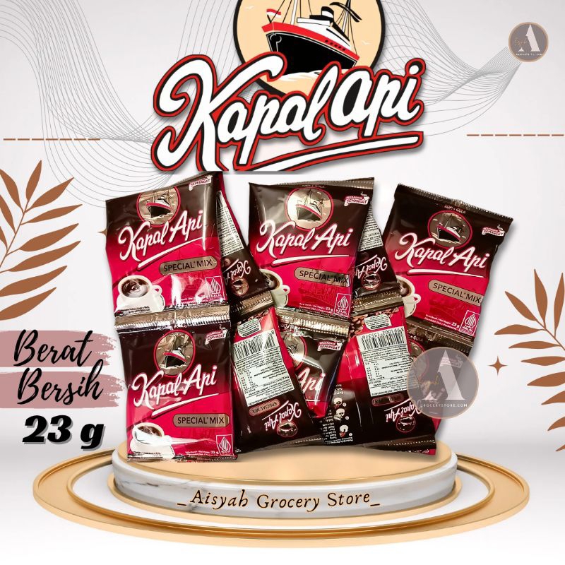 

Kopi Kapal Api Special Mix (Kopi + Gula) 1 Renceng Isi 10 Sachet. ♛A_GroceryStore♛