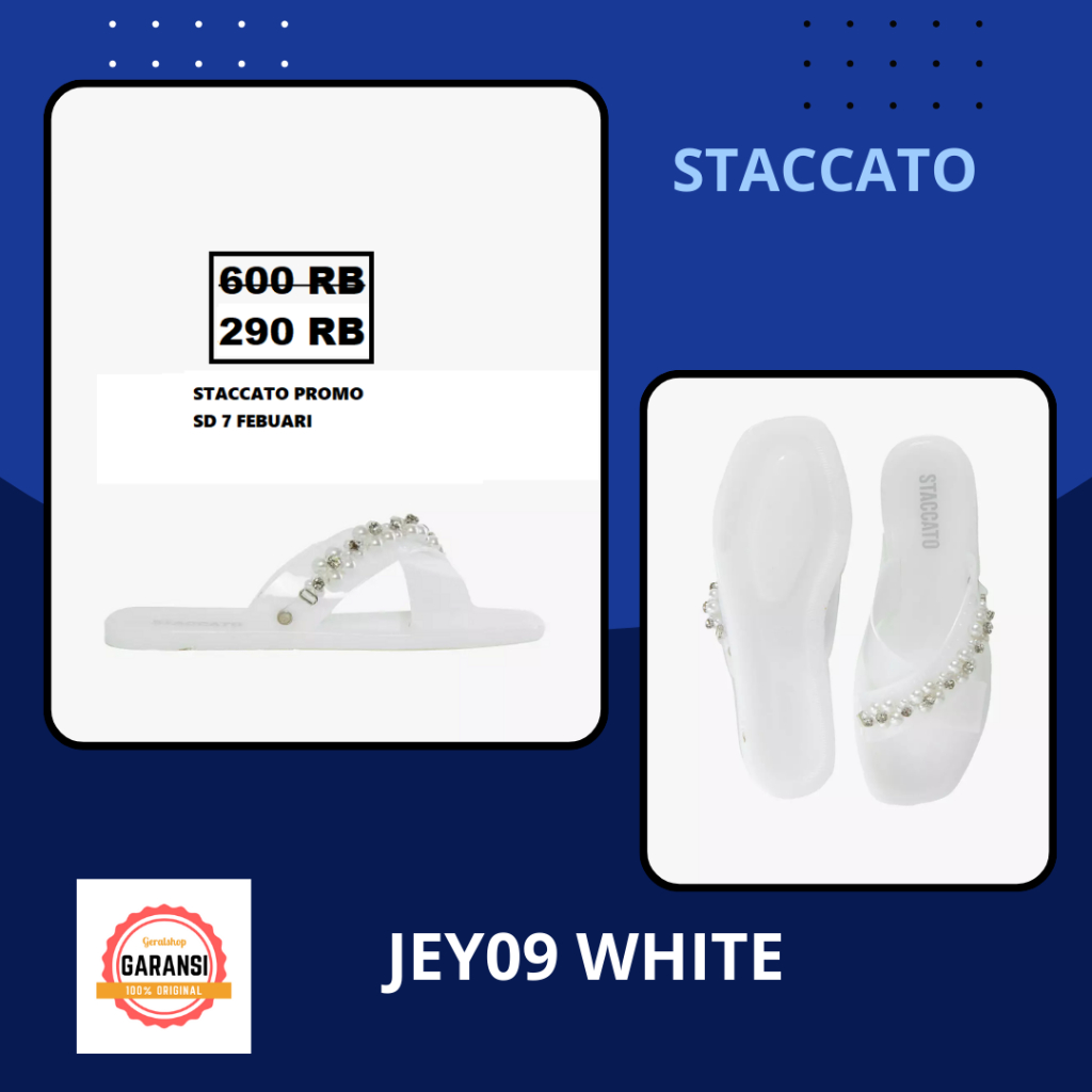 Sandal Wanita STACCATO 100% original JEY09