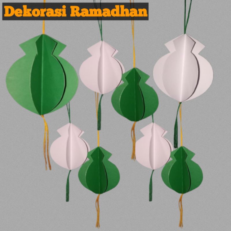 Dekorasi ramadhan/gantungan lampion ramadhan/hiasan ramadhan