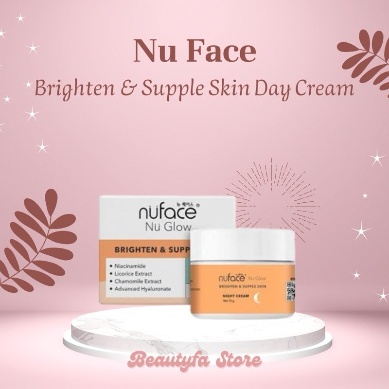 Nu face Brighten & Supple Skin Day Cream