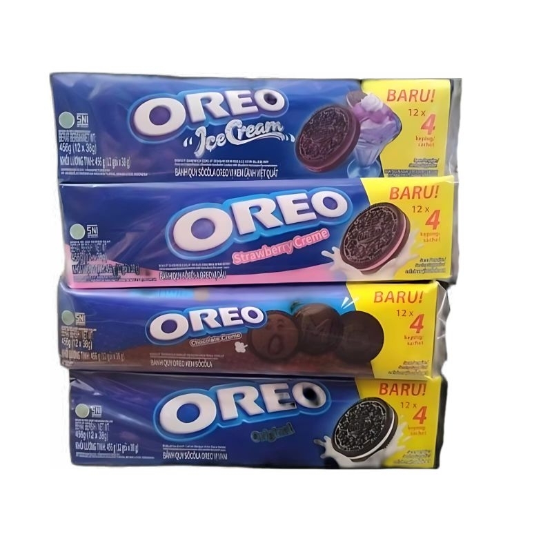 

Oreo Biskuit LUP Coklat 12X36.8 Gr - 1 Box