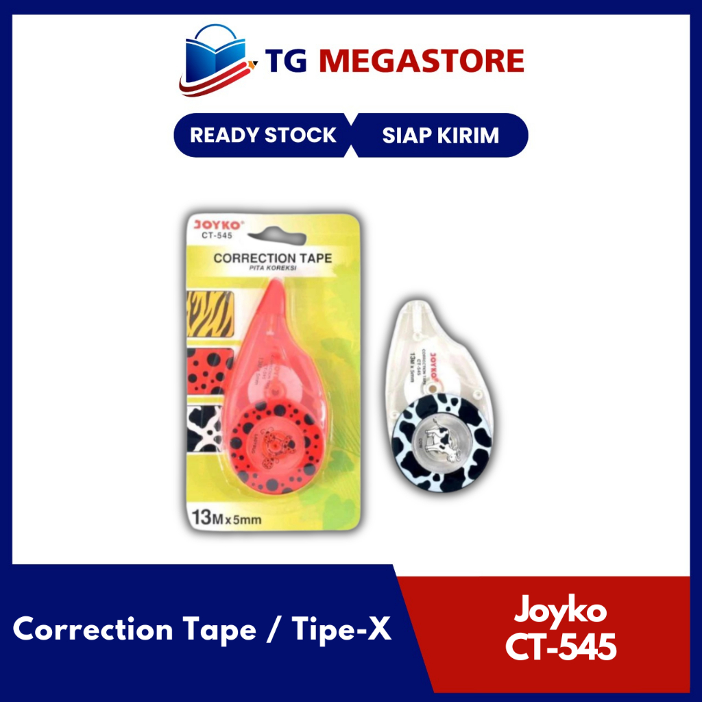 

Tipe-X Correction Tape Joyko (CT-545) - 5mm x 13m