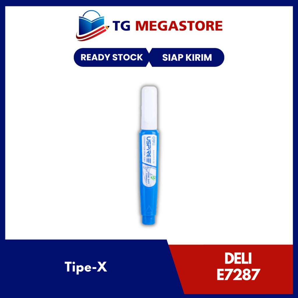 

Tipe-X Cair / Correction Fluid Deli Uspire 8ml - E7287