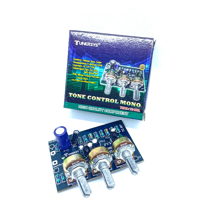TONE CONTROL MONO 3 POTENSIO TUNERYS MONO