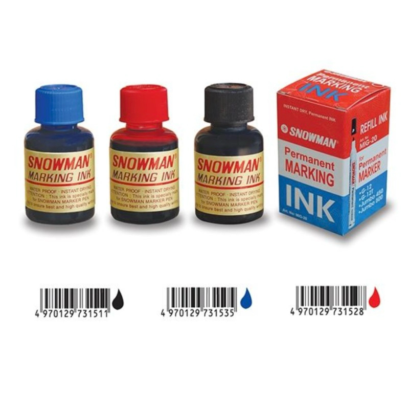 

ISI ULANG / REFIL SPIDOL PERMANENT MARKING INK MIG-20