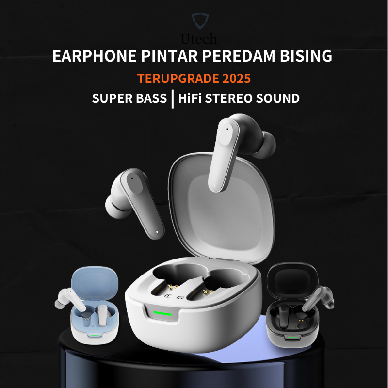 8K7V Utech Tws Gaming&Music Hifi Stereo A98 True Wireless Earphone Bluetooth Headset