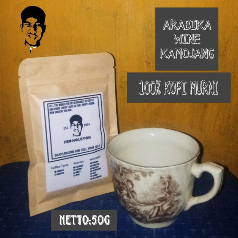 

KOPI ARABIKA WINE KAMOJANG 50 GRAM - ARABICA