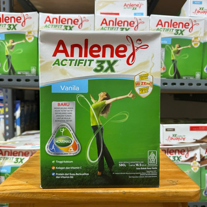 

Anlene Actifit 3x Rasa Vanila 590gr