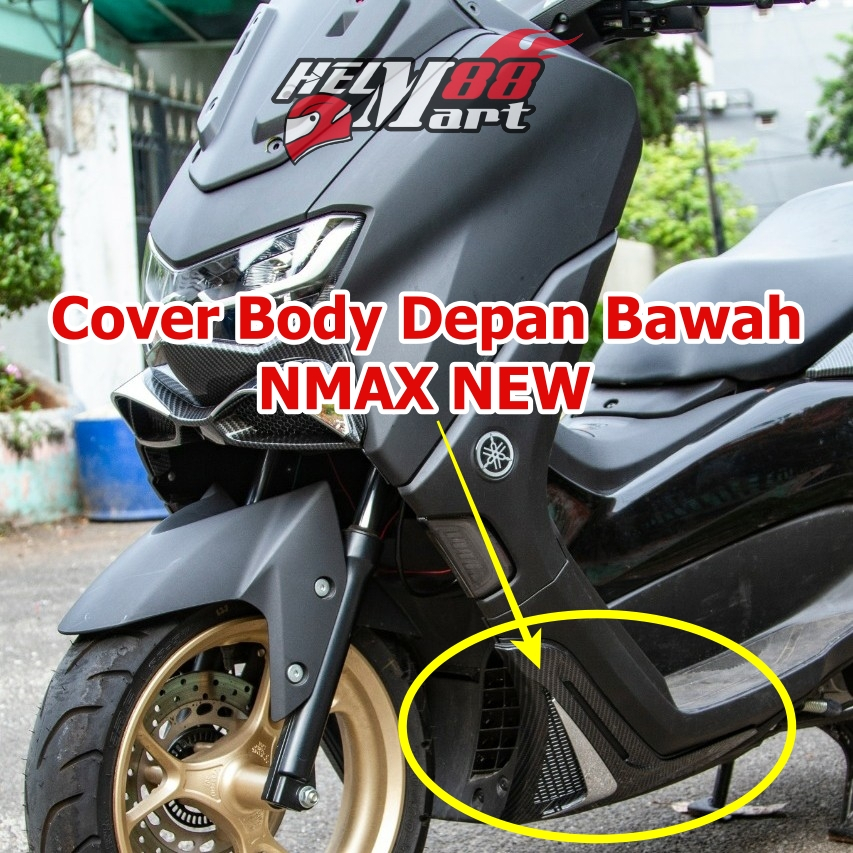 Cover Body Depan Bawah NMAX 2020 - Tutup Body Yamaha NMAX New Nemo Carbon