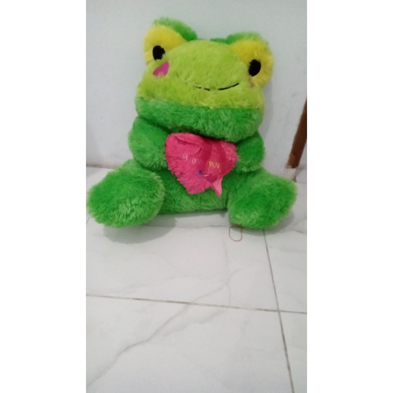 Boneka Kodok ukuran Jumbo XL (PL like New)