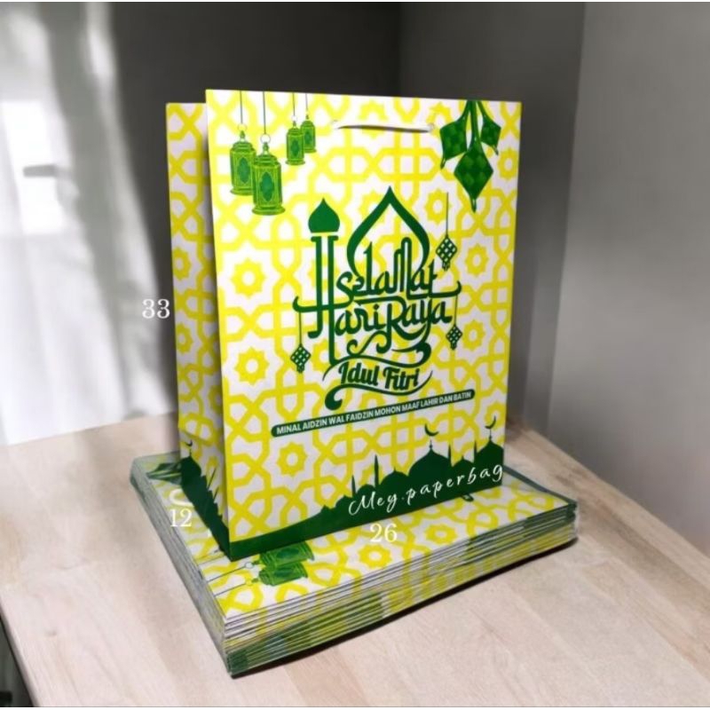 

Paper Bag Hari Raya ldul Fitri Uk 26x12x33