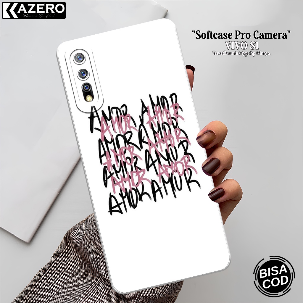 Silikon Vivo S1 - Fashion Case Aesthetic - Softcase Vivo S1 - Case Vivo S1 - Kesing Vivo S1- Aksesor
