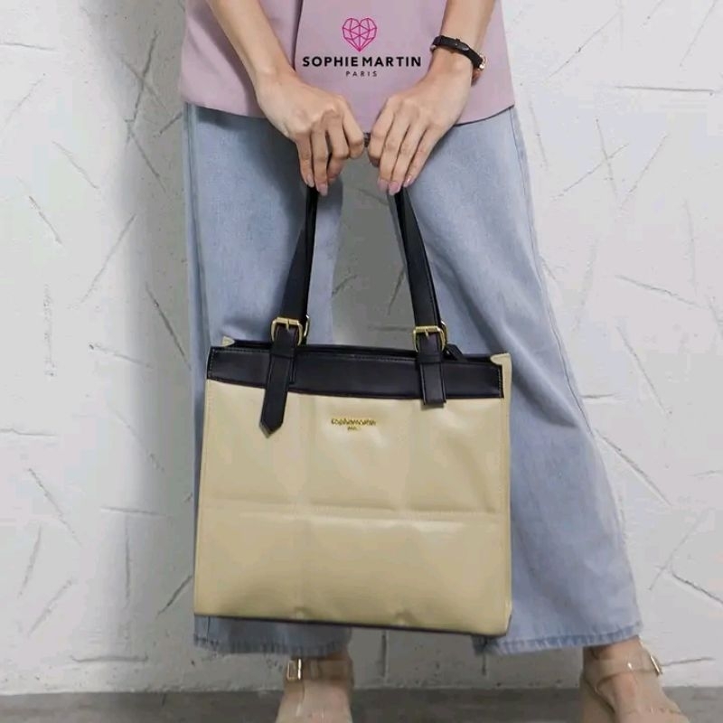 TAS EMMELINE CREAM SOPHIE MARTIN SOPHIE PARIS