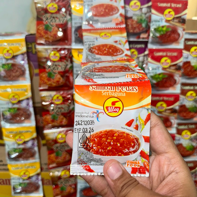 

Uleg SAMBAL PEDAS Serbaguna 18g (10pcs)