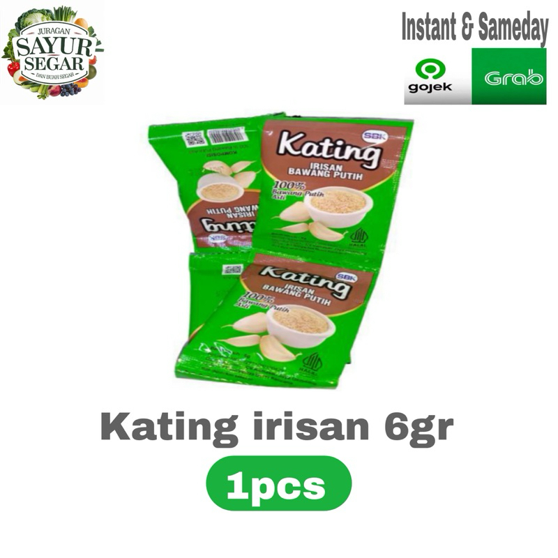 

Bumbu kating irisan bawang putih sachet 6gr/1pcs