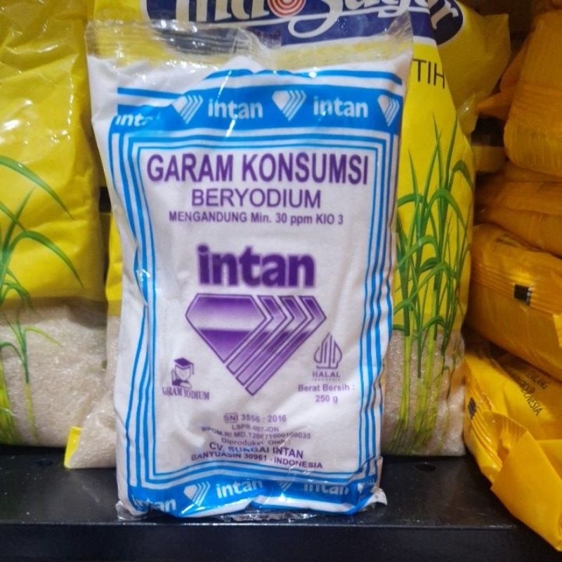 

Garam halus cap intan 250gram