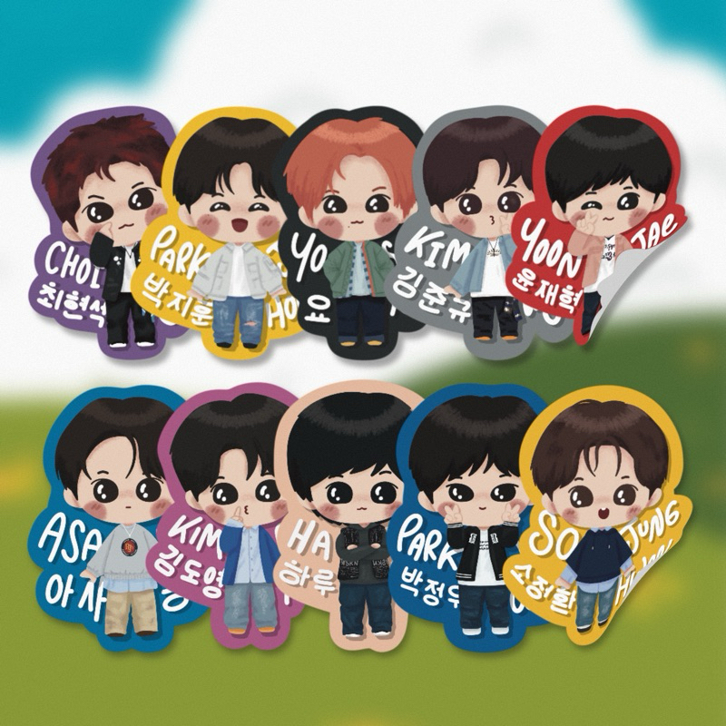 

Sticker die cut treasure