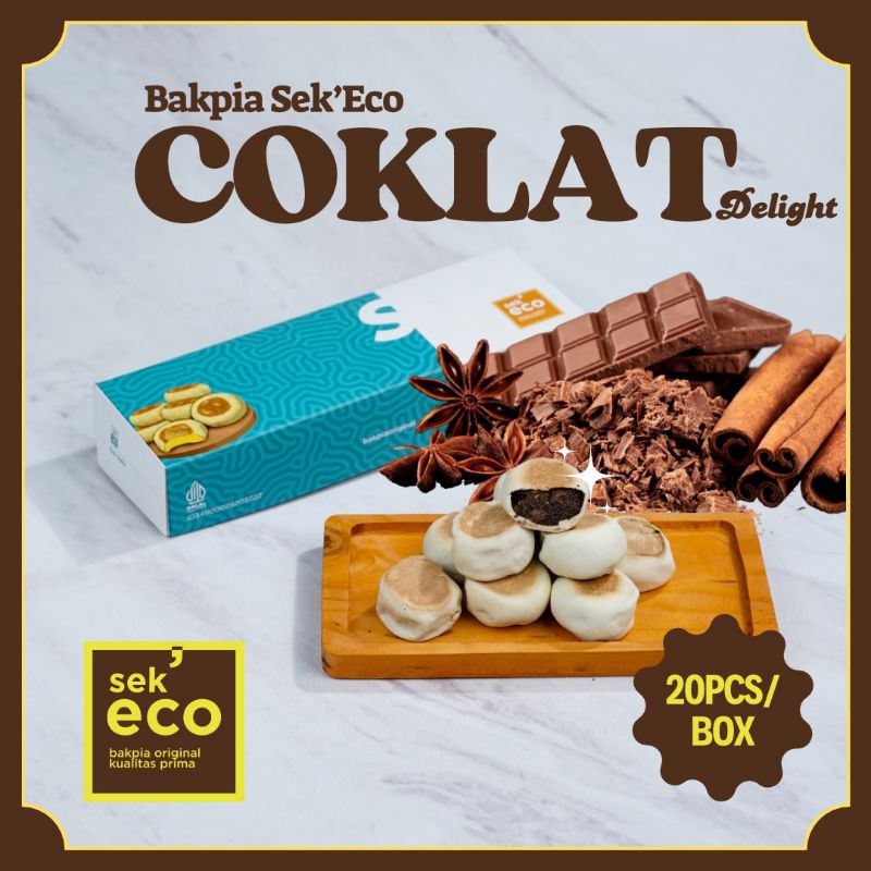 

BAKPIA PREMIUM RASA COKELAT | ISI 20 | OLEH - OLEH KHAS JOGJA