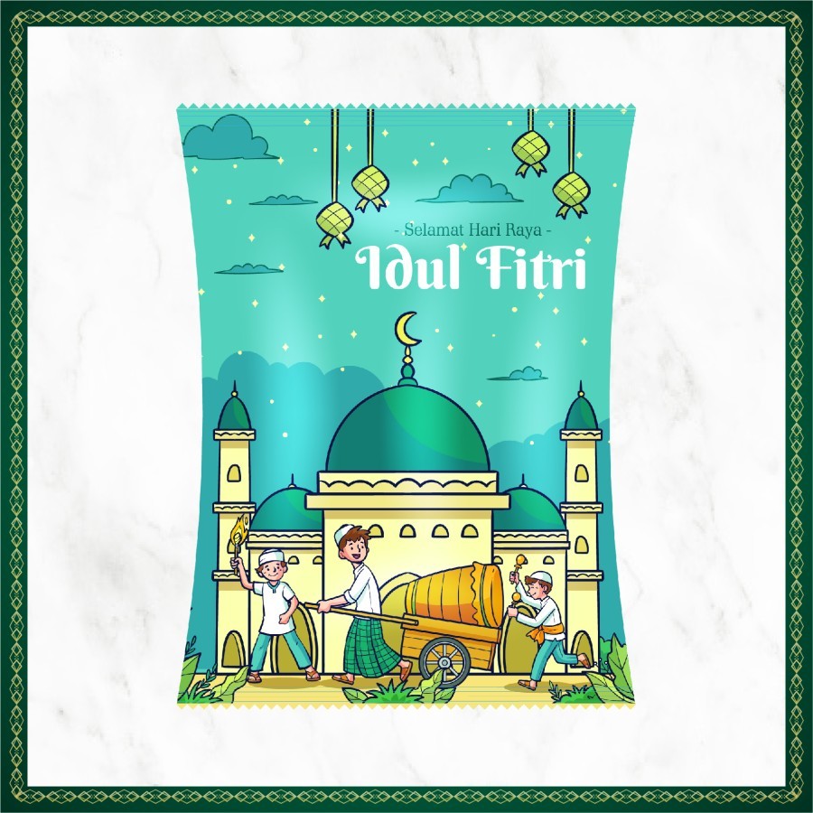 

10pcs Pouch Snack Lebaran - Pouch Jajanan Lebaran - Snack Bag MIni Lebaran
