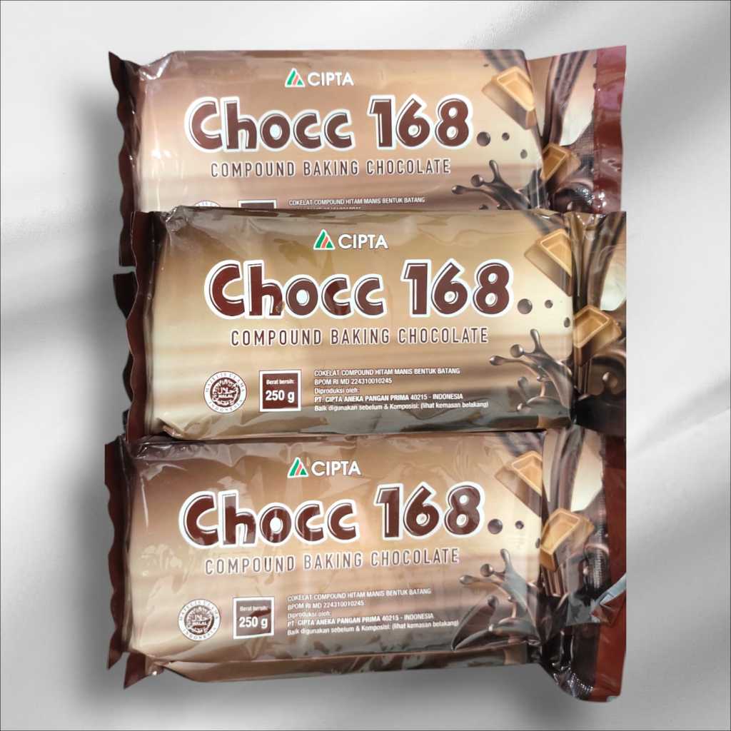 

Chocc 168 Coklat Compound 250gr - Coklat Batang Blok